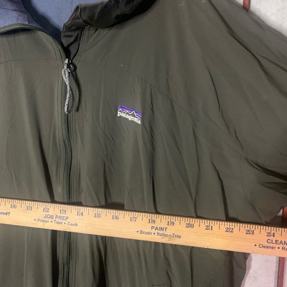 Vtg PATAGONIA Jacket 2003 Fleece Lined BURNT OLIVE GREEN A+ Color Men’s Large - Picture 5 of 7